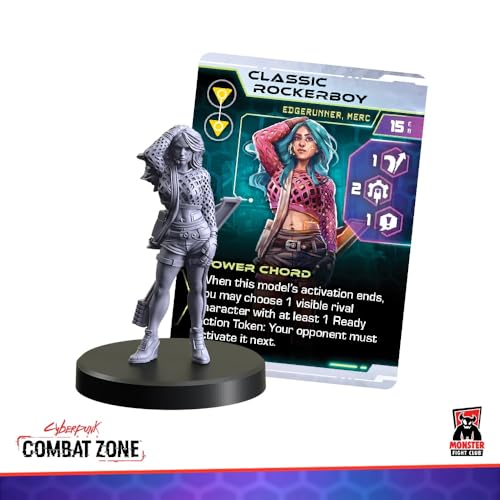 Monster Fight Club Cyberpunk Red Combat Zone Miniatures Expansion: Edgerunners 1 Starter Gang - style: Edgerunners 1