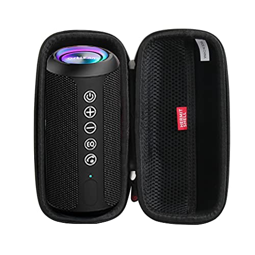 Hermitshell Hard Travel Case for Ortizan Portable Bluetooth Speaker (1nd Gen) (Black) - color: Black