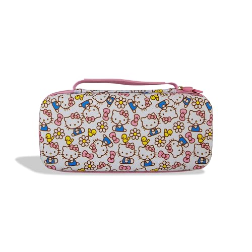 Sonix x Sanrio Carrying Case for Nintendo Switch 2, Switch 1, Lite, OLED, Protective Travel Case with Game Cartridge Storage | Hello Kitty Pink Bows - color: Hello Kitty Pink Bows