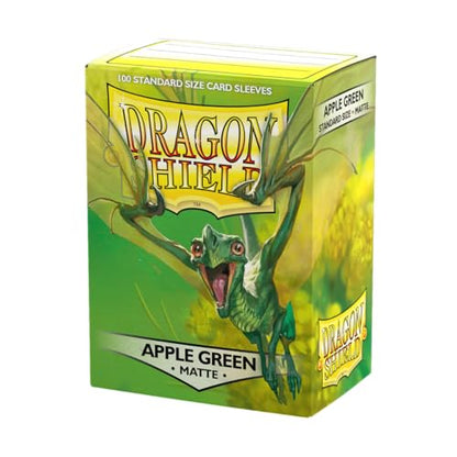 Dragon Shield | Standard Size Card Matte Sleeves | 100 CT - Smooth & Tough Premium TCG Sleeves | Compatible with Pokemon, Flesh & Blood, One Piece & Magic the Gathering | Apple Green - color: Apple Green