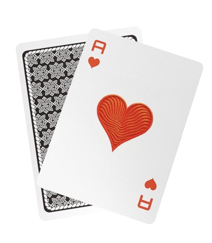 BIERDORF Waterproof Playing Cards, Plastic Poker Deck Washable & Non-Slip (HydroGripTex), Durable Cards for Pool, Beach, Camping & Family Games, White Nautical Design - style: HydroGripTex White
