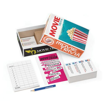 Movie Trivia Party Game (Amazon Exclusive) – Contains Over 800 Questions – 2 or More Players for Ages 12 and up by Outset Media