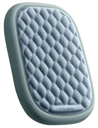 [Upgraded Larger and Thicker] Vaydeer Elbow Rest Pad, Desk Wrist Rest Memory Foam Armrest, Ergonomic Mouse Cushion Support, Wrist Pain Relief for Computer Laptop Working Typing Gaming Office-Gray - color: Haze Blue and Gray, size: Medium
