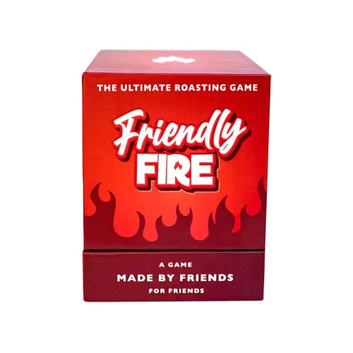 Friendly Fire Roasting Card Game for Adults - Ideal for Memorable Family Nights, Adult Game Night, and Hilarious Parties - Funny Gifts for Adults