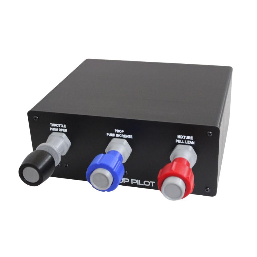 Desktop Pilot - C172 TPM Vernier Throttle Box for Flight Simulators