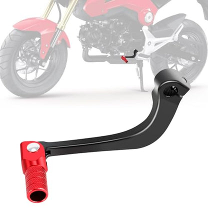 Motorcycle Folding Gear Shifter Shift Lever CNC for Grom MSX 125 2013-2024 Grom Clone Boom Vader 125 BD125 SR6 Red - color: Red
