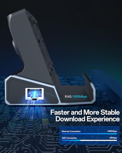 14-in-1 Dual Fan Steam Deck Dock Suitable Valve Steam Deck & OLED/Asus ROG Ally & X/Lenovo Legion Go & S & 2 / MSI Claw, Docking Station, Accessories - color: 14-in-1, supports three screens