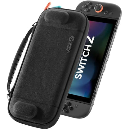 JSAUX Slim Carrying Case for Nintendo Switch 2, Hard Shell Protection | Lightweight Travel Design, 12 Game Card Slots, Wrist Strap, Soft Lining - color: Inner Pouch