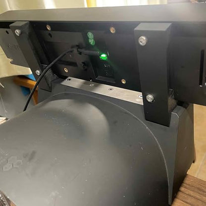 Flight Simulator Mount for Winwing PAP3N - Compatible with Honeycomb Bravo Throttle Assembly | 15° Tilt Angle Design | Secure Mount