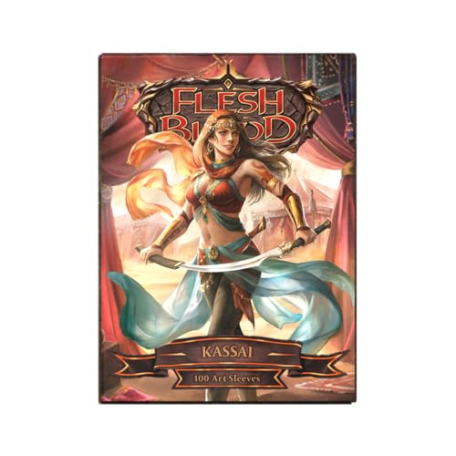 Dragon Shield | Flesh & Blood Art Sleeves | 100 CT - Smooth & Tough Premium TCG Sleeves | Compatible with Pokemon, One Piece & Magic the Gathering | Kassai - color: Kassai