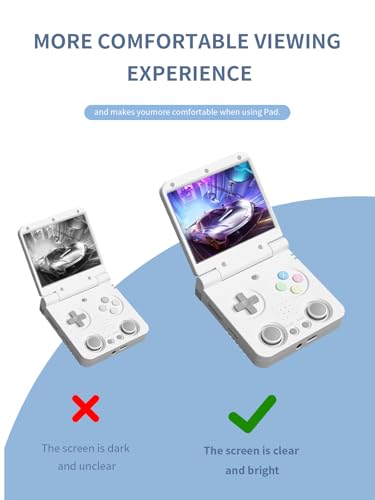 [3 Park] Screen Protector for Miyoo Flip V2/Flip Handheld Game Consoles Tempered Glass Film, Screen Protector for Miyoo Flip V2/Flip Handheld Gaming Anti-Scratch & Sensitive & 9H Hardness
