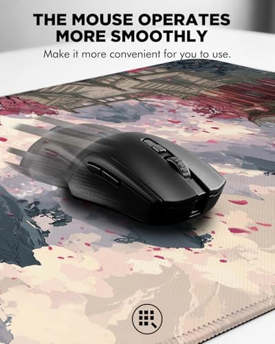 Mouse Pad, Desk Mat, 31.5x11.8in Large Mousepad, Fairyland | Desk Pad with Stitched Edge & Rubber Non-Slip Bottom, Gaming Mouse Pad, Extended Mousepad for Home, Office - color: Fairyland
