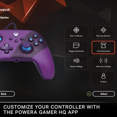 PowerA Advantage Wired Controller for Xbox Series X|S - Celestial Purple, gamepad, hall effect thumbsticks, gaming controller, USB-C, Works with Xbox One, Officially Licensed - style: Celestial Purple