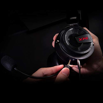 XPG Precog Analog 3.5mm Ergonomic Cushions Rotatable Ear Cup Gaming Headset with Detachable Mic (Precog Analog)