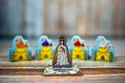 Blue Orange Games Queendomino Board Game - Family or Adult Strategy Board Game for 2 to 4 Players. Recommended for Ages 8 & Up - style: Queendomino