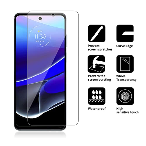 4 Pack Glass Screen Protector Compatible for Motorola Moto G Stylus 5G 2022 [Not for 2020/2021/2023] [9H Hardness]-HD Screen Tempered Glass, Easy Install [Case Friendly] 2.5D Edge - size: Moto G Stylus 5G 2022