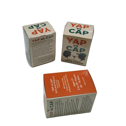 The Party Game of Yappin & Cappin - Fun Social Party Game for Gatherings with Bold Opinions and Wild Debates