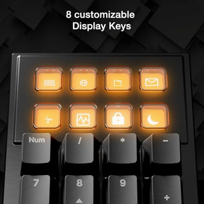 be quiet! Dark Mount Mechanical Keyboard | Linear | Hot-Swappable Lubricated Silent Switches | Detachable Numpad and Media Dock | Programmable ARGB Keys | Quality PBT Double Shot Keycaps | BT001US - style: Dark Mount Linear