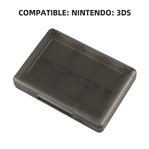 3DS Game Holder Card Case, 28-in-1 Game Holder Card Case Compatible with Nintendo NEW 3DS / NEW 3DS XL / 3DS / 3DS XL / DSi / DSi XL / DS / NEW 2DS /NEW 2DS XL / 2DS/ 2DS XL Catridge Storage Box (Black) - color: Black