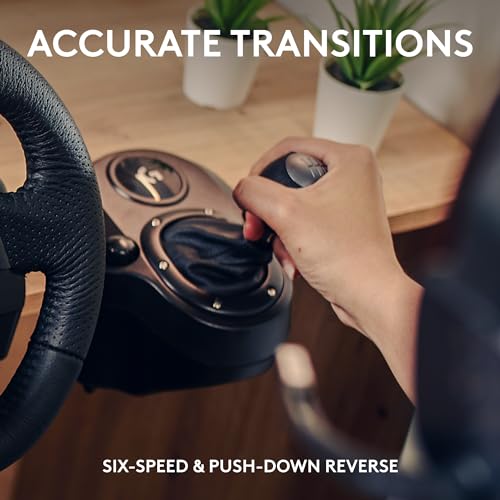 Logitech G920 Driving Force Racing Wheel and Pedals, Force Feedback + Logitech G Driving Force Shifter - Xbox Series X|S, Xbox One and PC, Mac - Black - style: Xbox X|S, Xbox One, PC/Mac