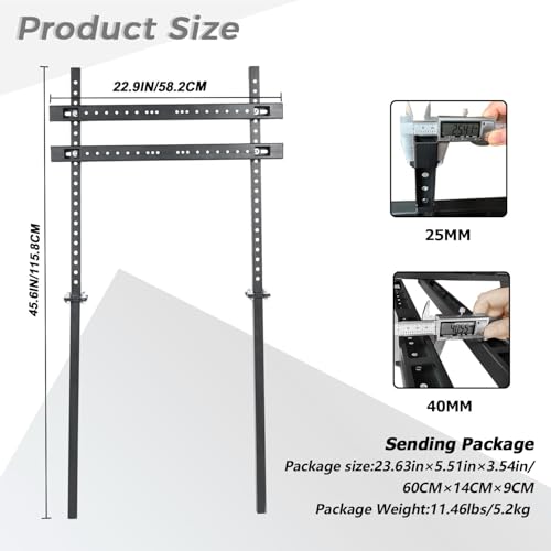 Hottoby Racing Simulator Cockpit Monitor Mount Fit for Logitech G25 G27 G923,for Thrustmaster T128X T248 T300 T458,for Fanatec,for One,for PC,NO Steering Wheel Sift Lever Pedals Seat and Race Frame
