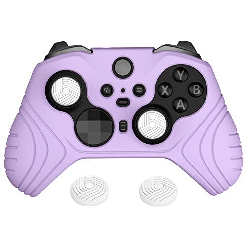 playvital Samurai Edition Anti Slip Silicone Case Cover for Xbox Elite Wireless Controller Series 2 Core, Ergonomic Soft Rubber Skin Protector for Xbox Elite Series 2 with Thumb Grips - Mauve Purple - color: Mauve Purple