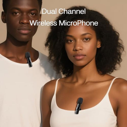 Labstandard Wireless Lavalier Lapel Microphone for iPhone, iPad, mini Video Recording Mic for Interview Video Podcast Vlog YouTube & Livestream, Noise Reduction, Plug & Play (3-in-1 Port) - style: 3-IN-1 Port