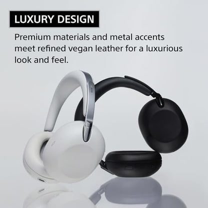 Sony 1000X THE COLLEXION Wireless Noise Cancelling Headphones, Black | Luxury Comfort with Curated Materials, HD NC Processor QN3, 12 Microphones, Mastered by Engineers, Up to 24 Hrs of Battery - color: Black