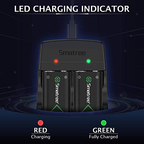 Smatree Rechargeable Battery Compatible with Xbox Series X|S/Xbox One, XboxOne X/S/Elite Wireless Controller, 3 Pack Batteries with Charger (Patent Protection)