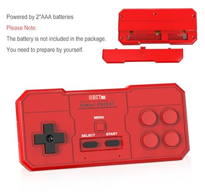 EASEGMER Retro Game Controller, Compatible with GV300S Game Console - color: Red