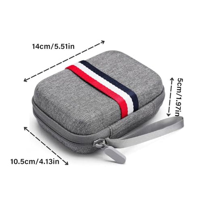 Decours Shockproof Storage Box for TRIMUI BRICK TG3040 Handheld Game Console Hard Bags Scratchproof Travel Carry Case Game Console Accessory Case - color: grey