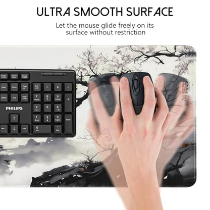 FreeNook Mouse Pad Gaming Mousepad 35.4 x 15.7in for Home Office and School - color: SMSC, size: 35.4L x 15.7W inches