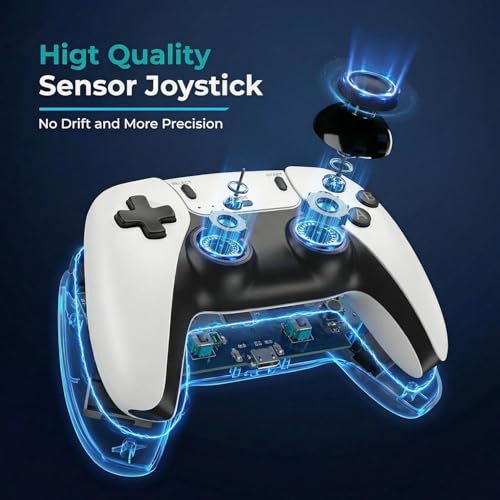 Retro Gaming Console Plug & Play Game Console for TV, 20001 Games-White, 4K HD HDMI Video Console, Dual 2.4G Wireless Controllers, Emulator Stick to Upgrade Nostalgia