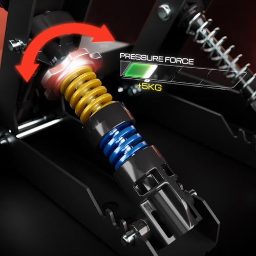 Thrustmaster Raceline LC Load Cell Brake Upgrade Kit - PS5, XBOX & PC | 220 lb capacity, 24-bit sensor, support plate, 2 metal pedal heads, 4 springs, preload dial, fits Raceline LTE and III - style: Raceline LC Upgrade