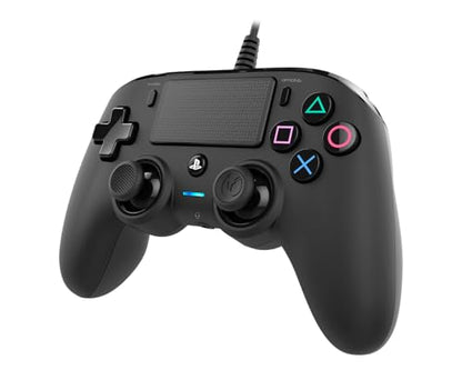 Nacon Wired Controller Officially Licensed by PlayStation for PS4 | Official PlayStation 4 controller layout - Enhanced comfort - Immersive vibration - Integrated low-latency 3-meter cable