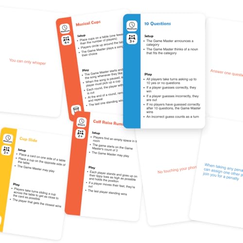 100 Party Games for Adults & Teens | Game Night Games for Large Groups & Big Crowds | Icebreakers, Team Building & Fun Group Games | 2-20 Players