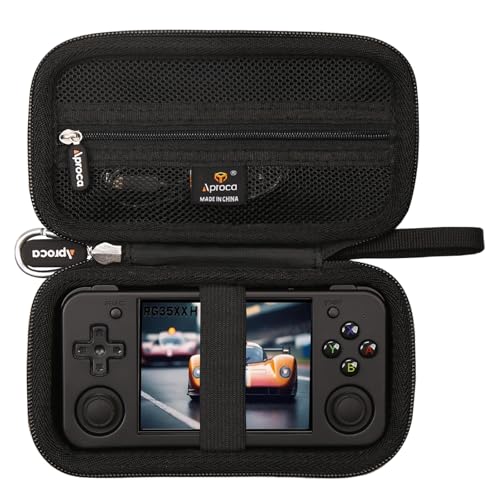 Aproca Portable Hard Storage Case, for RG35XX H Retro Game Emulator Handheld Gaming Player Compatible with rg28xx Retro Game Handheld