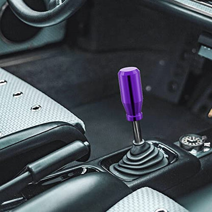 Purple Weighted Manual Automatic Gear Shifter Shift Knobs Lever with 6 Metal Adapters Fit Compatible with Manual Cars Most Automatic Cars - color: AA-Z-04-02