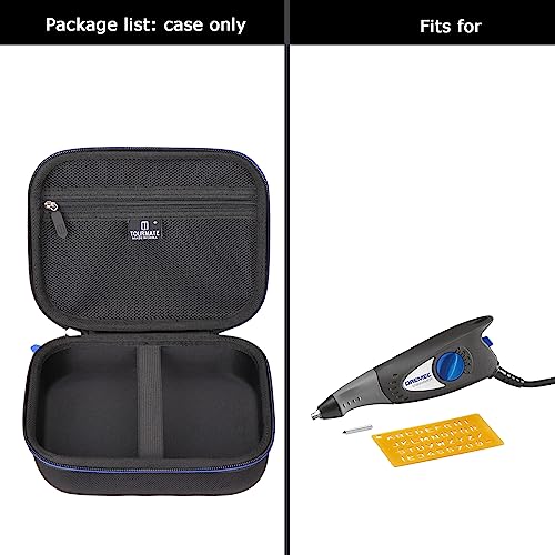 Tourmate Travel Carrying Case for Dremel 290-02 120-Volt Engraver Rotary Tool (ONLY CASE) - color: Black