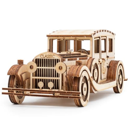 Adults 3D Wooden Puzzles Vintage Car DIY Model Kits | Christmas Birthday Gifts - style: vintage car