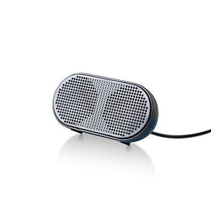 USB Mini Speaker Computer Speaker Powered Stereo Multimedia Speaker for Notebook Laptop PC(Black) - size: H002