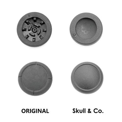 Skull & Co. Replacement Joystick Covers for Nintendo Switch and Switch Lite (Repair Parts) - color: Black