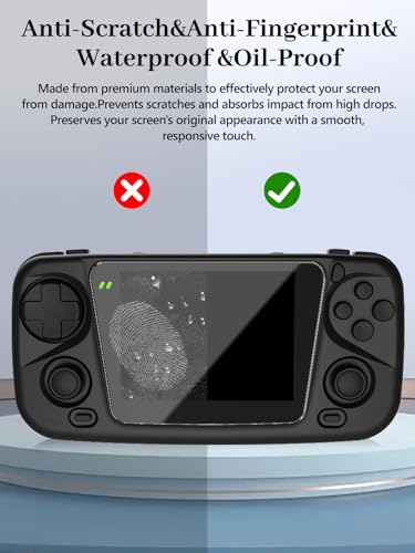 3-Pack Screen Protector for GKD Bubble Handheld Game Consoles, 9H Hardness Tempered Glass, Anti-Fingerprint,Anti-Scratch, Easily Installation, HD Clear