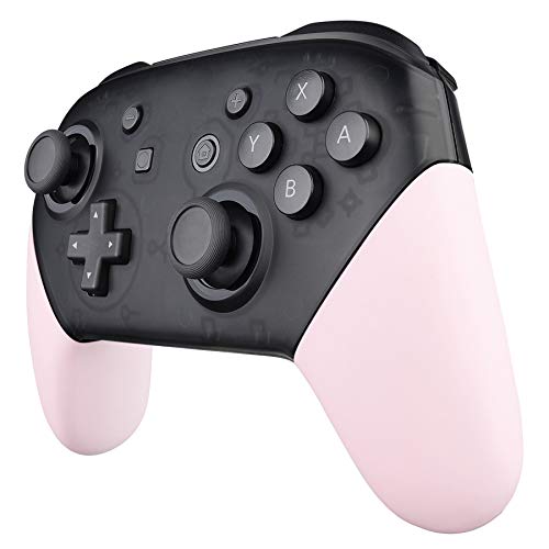 eXtremeRate Cherry Blossoms Pink Replacement Handle Grips for Nintendo Switch Pro Controller, DIY Custom Hand Grip Shell for Nintendo Switch Pro - Controller NOT Included - color: Cherry Blossoms Pink