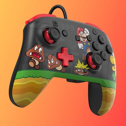 Turtle Beach Rematch Wired Controller Goomba Stomp Nintendo Switch 2 | Nintendo Switch 2, Lite, OLED, Hall-Effect Thumbsticks, 2 Mappable Buttons, Glows-in-the-Dark, C-Button, Goomba Stomp - color: Goomba