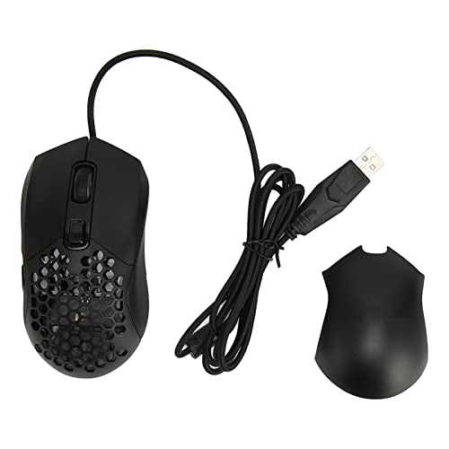 Wired Gaming Mouse, Wired Mouse with Honeycomb Shell 7200 DPI, 6 Programmable Buttons, RGB Backlight, Ergonomic Computer Mouse for PC Laptop