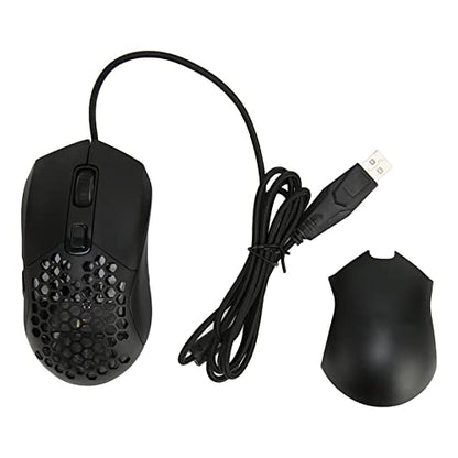 Wired Gaming Mouse, Wired Mouse with Honeycomb Shell 7200 DPI, 6 Programmable Buttons, RGB Backlight, Ergonomic Computer Mouse for PC Laptop