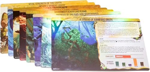 Greater Than Games | Spirit Island: Base Game - Foil Panels | Cooperative Strategy Board Game Accessory | Premium Component Upgrade - style: Foil Panels