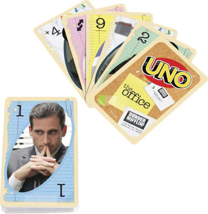 Mattel Games UNO the Office Card Game for Teens, Adults, Families & Parties with Special Rule for 2 to 10 Players - style: UNO the Office