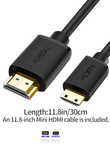 USB 3.0 Video Capture Card with 12IN Mini HDMI Cable PD 100W and USB3.0 Port, Streaming Game Recording 4K, 60FPS, HDMI to USB-A/USB-C Capture Card for Quest 3, Switch, PS5/4, Camera, Tablet PC